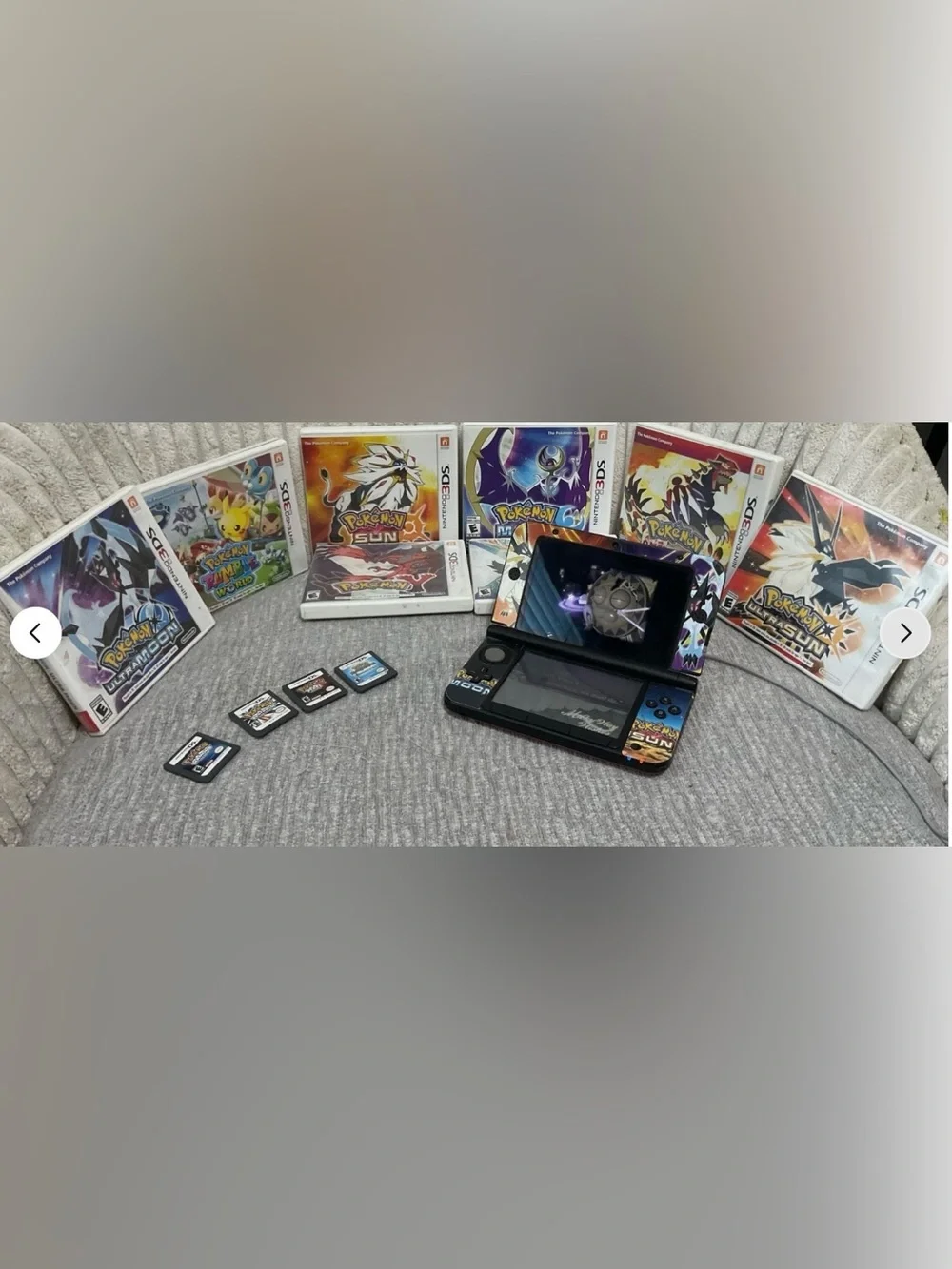 Nintendo 3DS XL with 11 games